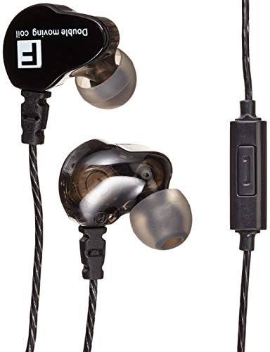 Hq Metal Kopfhörer für Xiaomi Redmi 7 Smartphone mit Mikrofon, Freisprecheinrichtung, hochwertig, Universal-Klinkenstecker, Schwarz