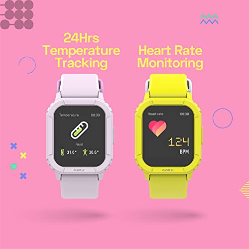 Cubitt Jr Smart Watch Fitness Tracker for Kids and Teens, with 24h Body