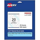 Avery Round Labels with Sure