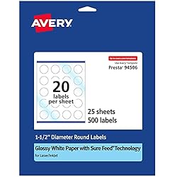 Avery Round Labels with Sure