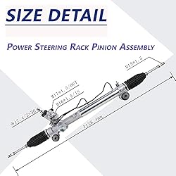 MOSTPLUS Complete Power Steering Rack Pinion