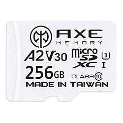 AXE MEMORY 256GB microSDXC Memory Card + SD Adapter