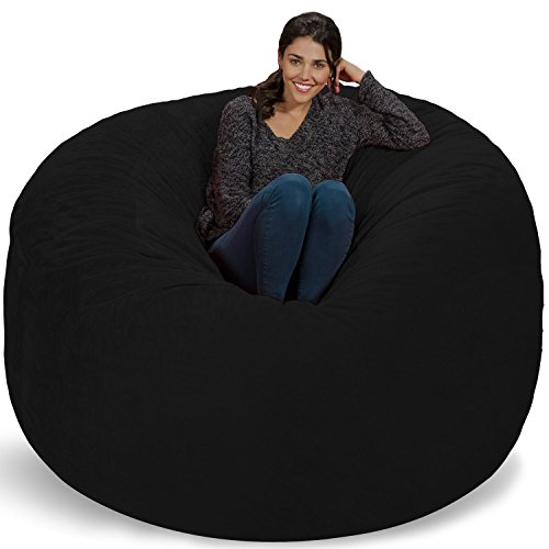 Chill Sack Bean Bag Chair Giant 6' Memory Foam Furniture Bean Bag
