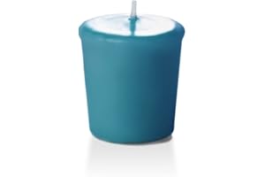 yummi 15hr Unscented Turquoise Votive Candles -9 per Pack