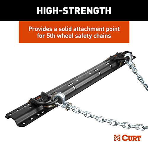 CURT 16612 CrossWing 5th Wheel Safety Chain Assembly with Rail Anchors Pricepulse
