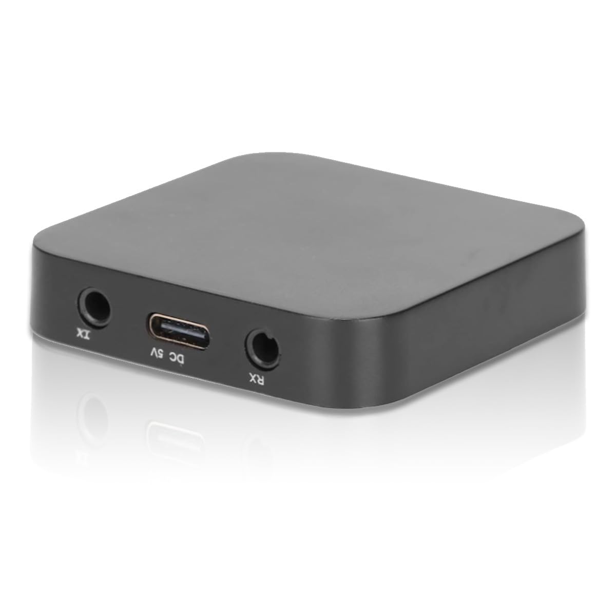 Bluetooth 5.0 Transmitter Receiver, 2 in 1 Free to Send and Receive Various Signals, Low Latency Technology Support Real Time Sound Streaming Suitable for TV CDPlayer MP3