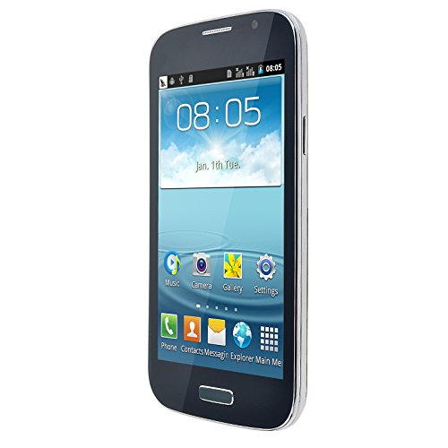 Unlocked Htm A9500 Quadband Dual Sim Android 4 1 Os With 5 Inch Touch Screen Smart Phone At T T Mobile H20 Simple Mobile And All Other Gsm Networks Black Pricepulse