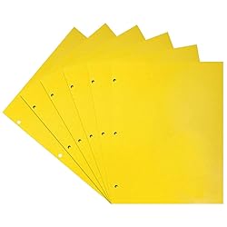 JAM PAPER Laminated Two Pocket Glossy 3 Hole Punch