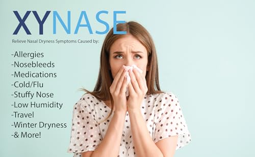 Xynase® Natural Saline Nasal Spray with Xylitol (0.75 fl oz) - Gentle Relief for Congestion, Allergies, and Sinus Pressure, Safe for All Ages