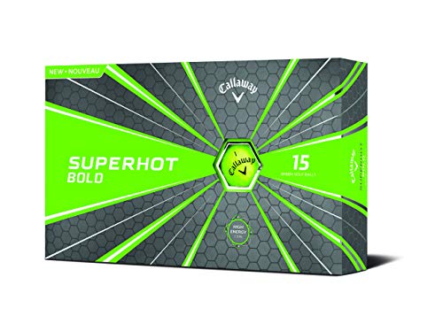 Callaway Superhot 2018 Golf Ball (15 Ball Pack, Green) (Best Golf Balls Under 30)