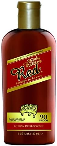Body Butter Red sunbed tanning (180ml bottle)