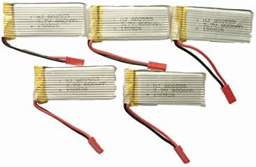 5 PCS Upgrade 3.7v 800mah Rechargeable Lipo Battery for Wltoy JJRC v686 jjrc h12c 1315 1315s Rc Quadcopter Drone+Buy One Send A Free JST 1 to 5 Charging Cable