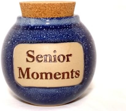Senior Moments Hand Crafted Word Jar...The Original Word Jar by Muddy Waters Pottery