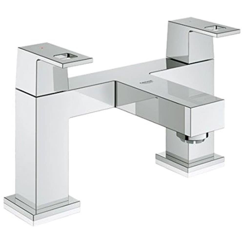 GROHE 25136000 Eurocube Two-Handled Bath Filler
