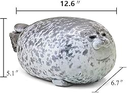 MerryXD Chubby Blob Seal Pillow,Stuffed Cotton