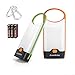 EverBrite Camping Lantern Slim LED Flashlight 2-Pack 150 Lumens with Carabiners Green&Orange for Camping, Emergency, Hurricane, Power Outage 6 AAA Alkaline Batteries Included
