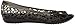 Crocs Women's Isabella Jelly Flat, Black, 7 M US