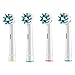 Compatible Replacement Toothbrush Heads Refill for Braun Oral b Electric Toothbrush Pro 1000 Pro 3000 Pro 5000 Pro 7000 Vitality 4 Floss Action Heads Plus 4 Cross Action Heads
