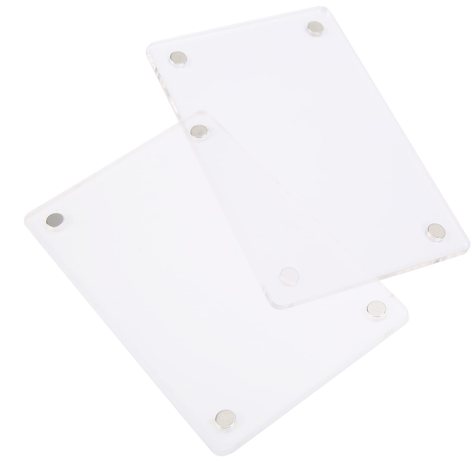 Acrylic Mini Photo Frame,Acrylic Fridge Magnetic Frame,Acrylic Picture Frame Other Polaroid Accessories 3in Magnetic Acrylic Transparent Photo Frame Refrigerator Sticker for Instax Mini