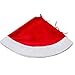 MrXLWhome Christmas Tree Skirt Red 48inches, Large Red Velvet Holiday Christmas Tree Decoration Skirts, Red and White Tree Skirts