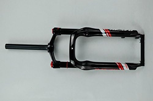 Whool Locking Suspension Air Forks Aluminium Alloy for 4.0" Tire Snow Mountain Bike 20 Fork Fat Bicycle Fork Black red