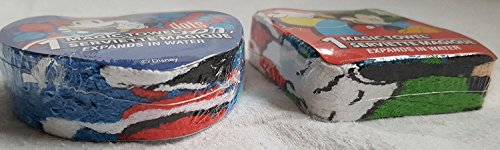 MICKEY & MINNIE MOUSE MAGIC TOWEL SET OF 2 TOWELS - EXPAND IN WATER