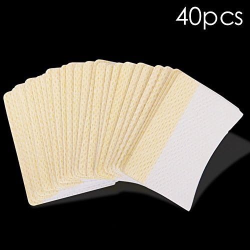 LadyBeauty 40Pcs Eye Pads for Eyelash Extensions Perming Tint Professional Eye Eyelash Makeup Bases Application Protector