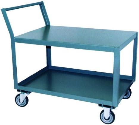 Jamco Products SL360-U5-GP 30-Inch by 60-Inch 1200 Pound Capacity Offset Handle Low Profile Cart