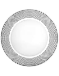 Glass Charger - Plate - Lead Free Crystal - Set of 2 - Beautiful Designed Border - 12.5