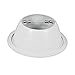 Four Bros SB30/WHT Stepped Baffle Recessed Can Light Trim for BR30/38/40, PAR30/38, LED, Incandescent, CFL and Halogen, 6 Inch, White