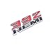 Aimoll 2pcs 392 Hemi Emblem, Badge Decal 3D Logo for Dodge Challenger Chrysle 300c (Chrome red)