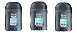 Dove Men+Care Clean Comfort Anti-Perspirant Deodorant Travel Size - 0.5 Oz (Pack of 3)