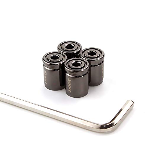 image for MonboAuto Car Tire Valve Stem Caps - 4PCS Auto Wheel Tyre Air Stems Co