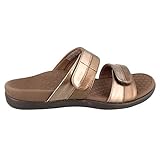 Vionic Women's Orthaheel Technology Women's Shore Slide,  Bronze, 9 B(M) US