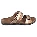 Vionic Women's Orthaheel Technology Women's Shore Slide,  Bronze, 9 B(M) US