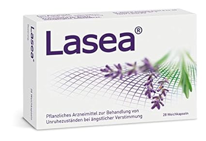 Lasea wirkt gegen innere Unruhe und dadurch schlechten Schlaf; Spar-Set 2x28 Weichkapseln