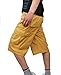 YX Men's Summer Fashion Casual Pants,Slim Fit Cargo Shorts Multi Pockets