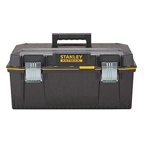 Stanley FatMax Werkzeugbox (58,4 x 30,5 x 26,7 cm, spritzwassergeschützer Koffer, robuste nicht-rostende Metallschließen…