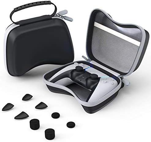 Aikki Ps5 収納ケース コントローラー Ps5用 スティック用ケース プレイステーション5 収納カバー Ps4 Xboxコントローラー対応 人間工学設計 耐衝撃 簡単装着