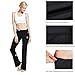baleaf Women's Bootcut Yoga Pants High Waisted Cotton Bootleg Work Pants with Inner Pockets 30