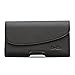 LG G4 Belt Clip Case, Debin LG G4 Leather Belt Clip Holster Case Cover Pouch Carrying Case with Belt Clip and Belt Loop (XL Size Fits LG G4 Phone Perfectly with Otterbox Case / Lifeproof Case / Extended Battery Case / Thick Armor Hybrid Protector Case On) - Black