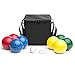 Best Choice Products Bocce Ball Set, Outdoor Family Game for Backyard, Beach, Lawn w/ 2 Red, 2 Blue, 2 Yellow, & 2 Green Balls, Pallino, Carrying Case, Measuring Rope