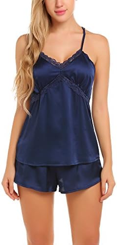 Elaver Tank Top and Shorts Sleepwear Sexy Pjs Set for Women