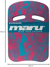 MARU Swimming Kickboard Blue Pink – Easy-Grip EVA Foam 42 x 28 cm view 8