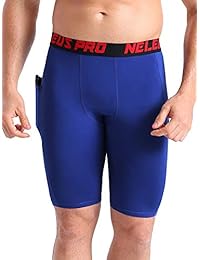 Neleus - Pantalones cortos de compresión para hombre, ajuste en seco, 3 unidades