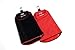 Spotless Swing Golf Towel | Microfiber Golf Club Cleaner Towel with Clip | 3-in-1 Design for Ultimate Convenience | Premium Multi-Use Accessories for Men and Women, Black/Red