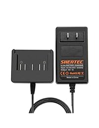 Shentec - Cargador de batería de iones de litio, 18 V, compatible con Bosch 18 V BAT609 BAT609G BAT618 BAT618G BAT619 BAT619G BAT610G 2607336169 2607336170 2607336236 2607336091 2607336092