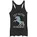 Lost Gods Glitter Breakfast Unicorn Womens Graphic Racerback Tank
