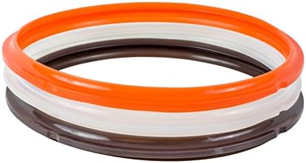 Raregard Instant Pot Silicone Sealing Ring Replacement, Pack of 3, Food Safe Silicone, BPA Free, for 5 Qt and 6 Qt Models, Sweet and Savory Edition