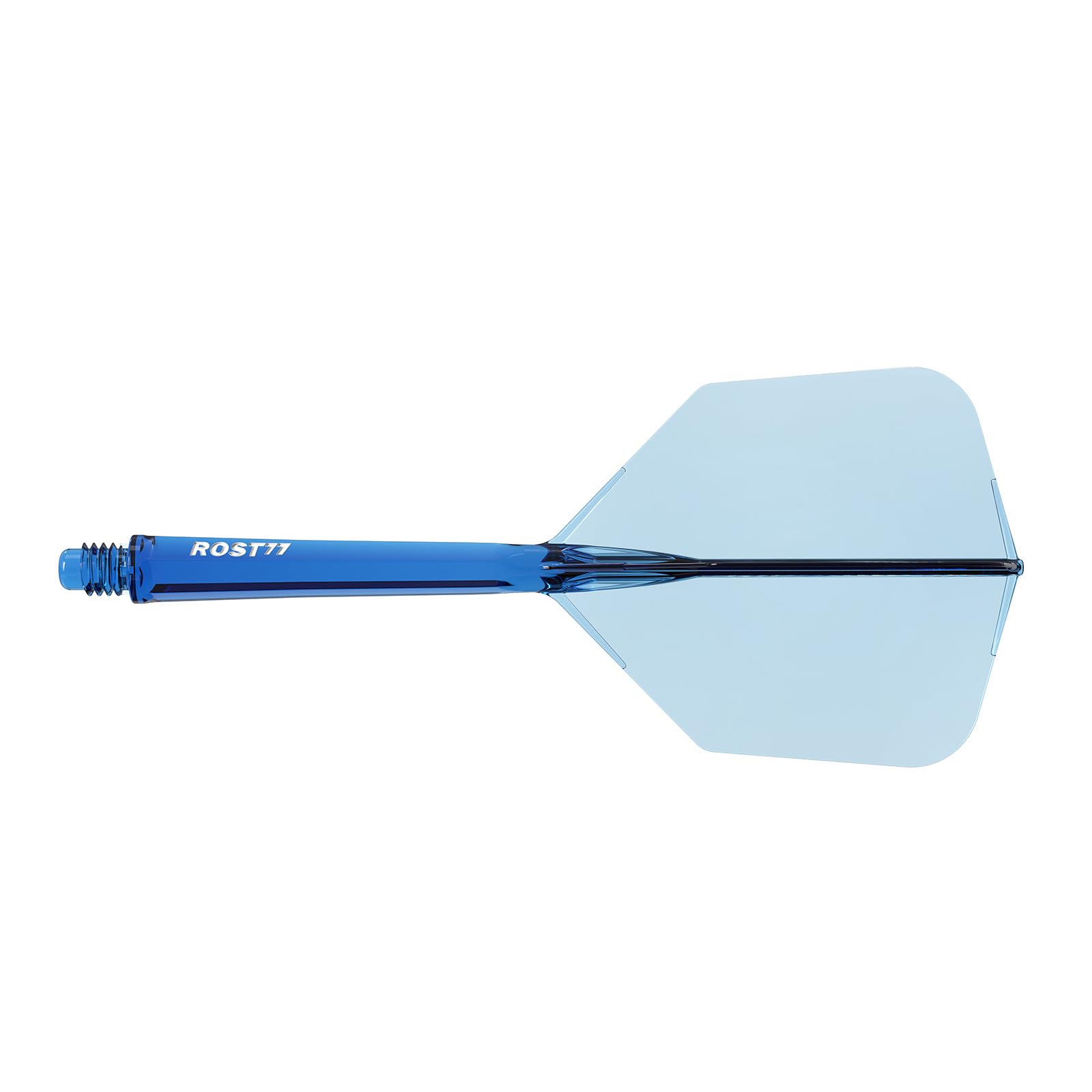CUESOUL ROST 77 Integrated Dart Shaft and Flight,Big Wing Shape,Set of 3(clear color series)
